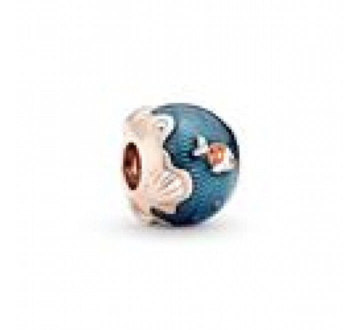 CHARMS PANDORA PLATA ROSADA OCEANO AZUL CIRCONITA 789004C01