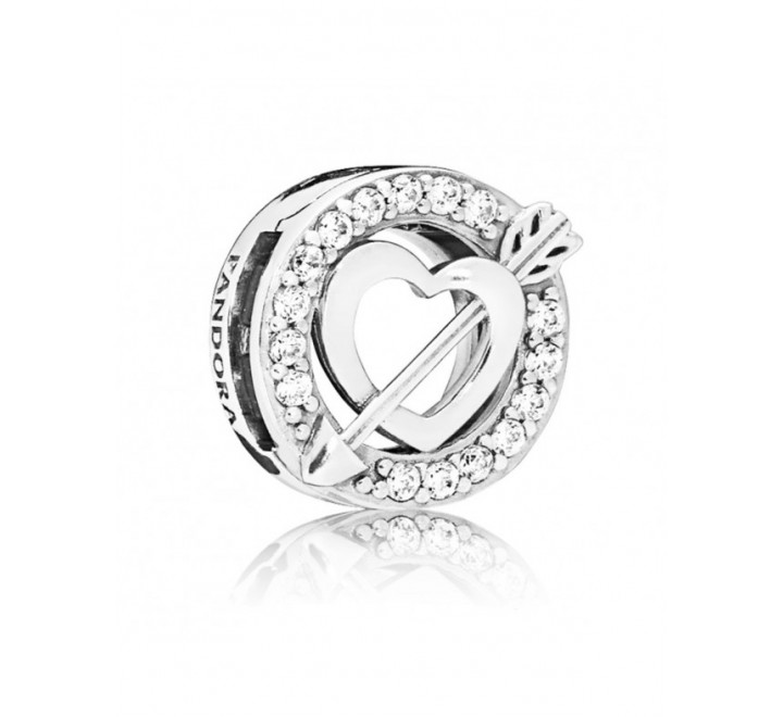 CHARMS PANDORA REFLEXIONS CIRCULO CORAZON FLECHA 797793CZ