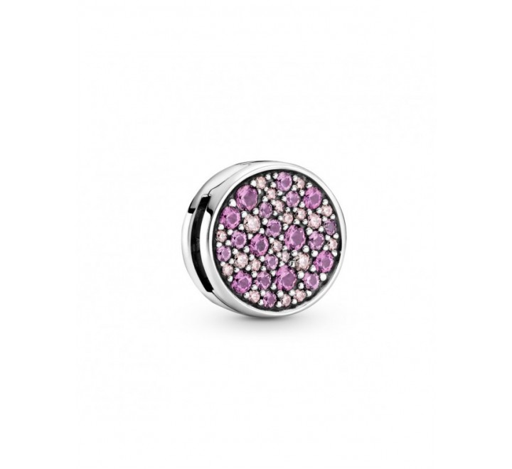 CHARMS PANDORA REFLEXIONS 799362C01 PLATA CIRCONITAS ROSAS