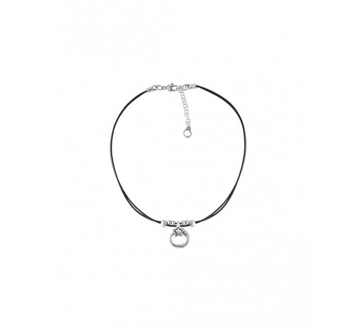 GARGANTILLA CICLON CUERO MARRON ESTRELLA LISA 222808-00