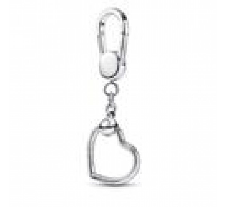 LLAVERO PANDORA PLATA PARA CHARMS CORAZON PEQUEÑO 392238C00