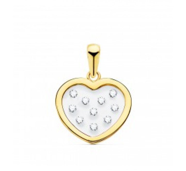 COLGANTE ORO GRAVITY 8 CIRCONITAS 9MLM 21143-5