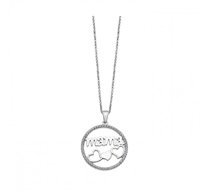 COLLAR PLATA LOTUS SRA MAMA CORAZONES LP1809 1 1