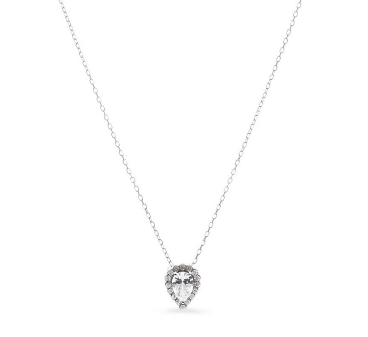 GARGANTILLA LUXENTER PLATA CIRCONITA OVALADA PH0230000