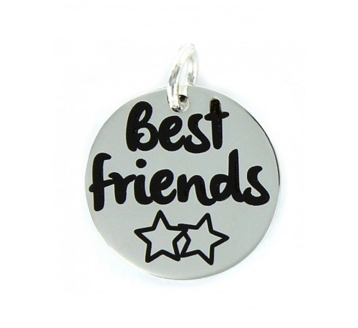 COLGANTE PROMOJOYA 9089849 PLATA MY LIFE DISCO 18 MM