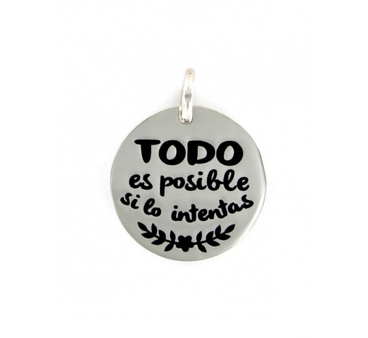 COLGANTE PROMOJOYA 9099759 MY LIFE DISCO 18 MM