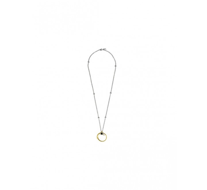 COLLAR CICLON BICOLOR ESTRELLAS COLOR ZAMAK 220813-12