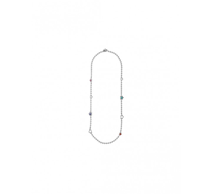 COLLAR CICLON BOLAS ZAMAK Y ESTRELLAS DE COLOR 222801-99