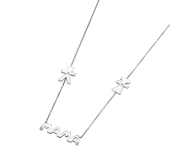 COLLAR PLATA SRA LOTUS NIÑO NIÑA MAMA LP1239 1 3