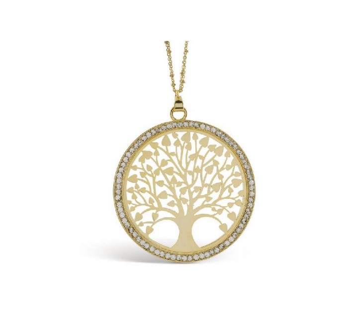COLLAR METAL CHAPADO LARGO ARBOL VIDA TELPO SGNW2640000