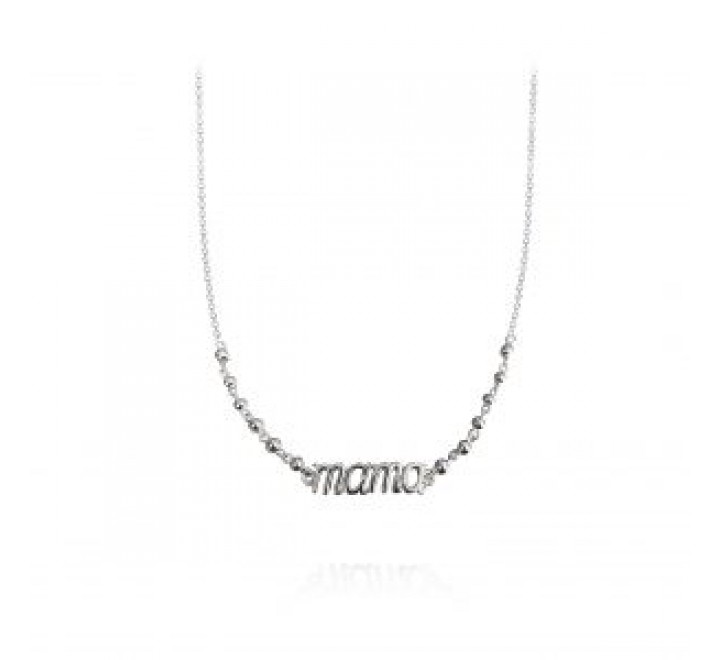 GARGANTILLA PLATA COMBINADA CON BOLAS 3MM MAMA 9106814