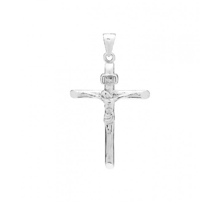 CRUZ PLATA PALO CRISTO RODIO CO2547