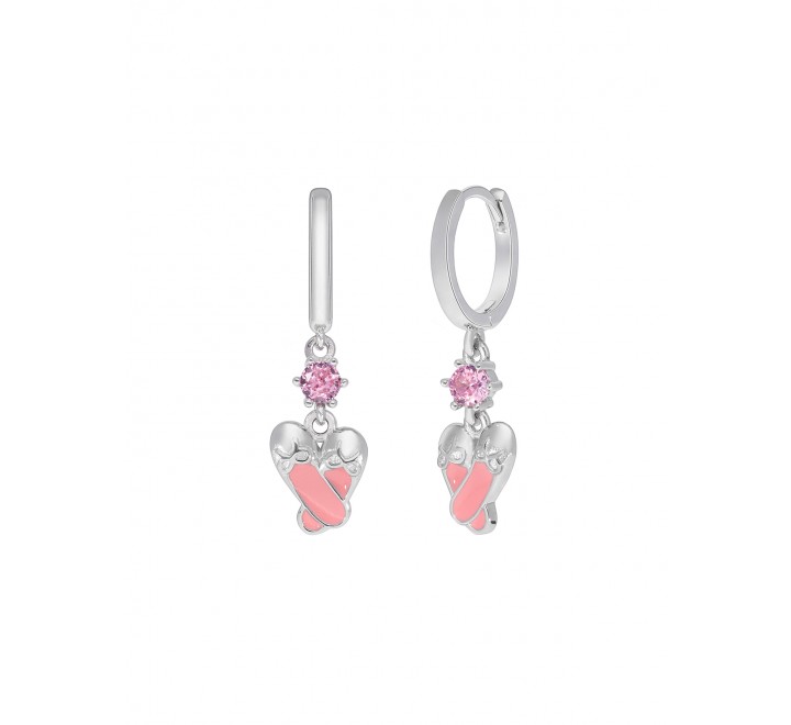 PENDIENTES MAREA PLATA ARO ZAPATILLAS BALET D03001/AT