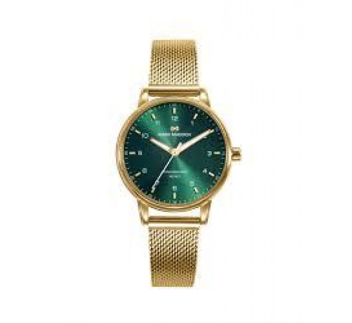 RELOJ MARK MADDO ACERO IP DORADO MM1022-64