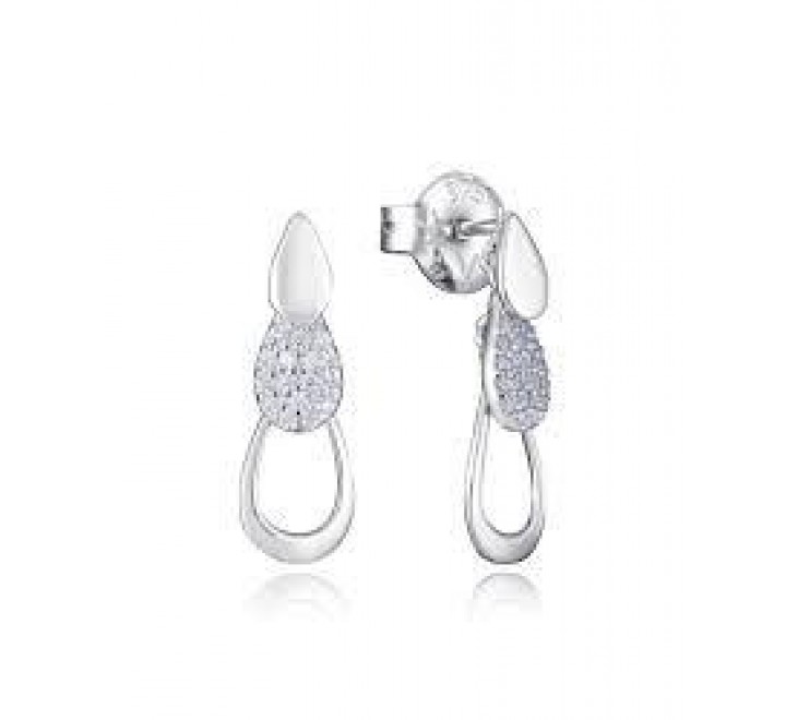 PENDIENTES VICEROY PLATA RODIADA CON CIRCONITAS 13210E000-30