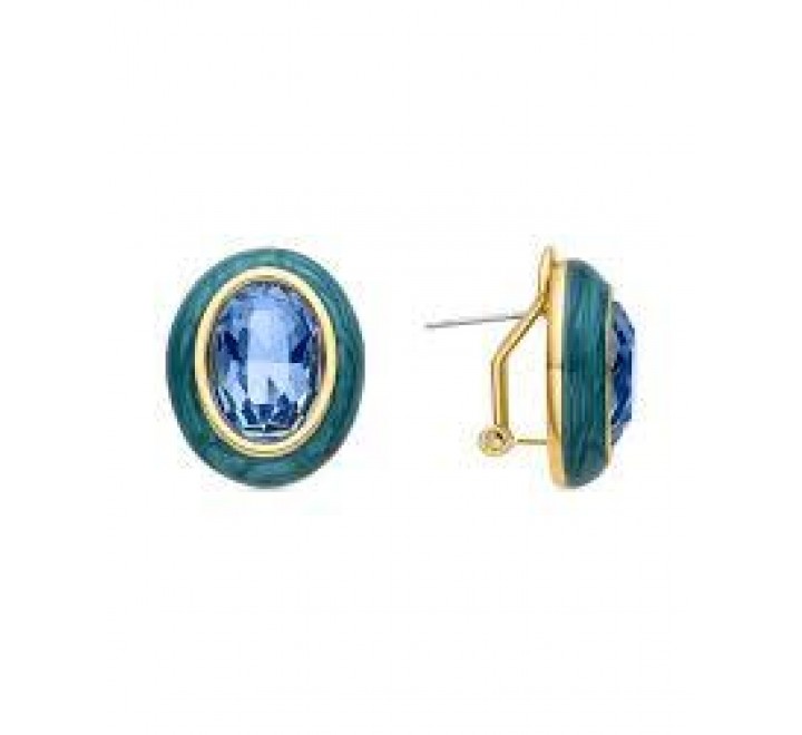 PENDIENTES AMARKE PIEDRA AZUL DORADOS SGEU1770400