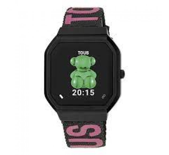 RELOJ TOUS SMART ACERO NEGRO CORREAS NEGRA/VERDE 200351074