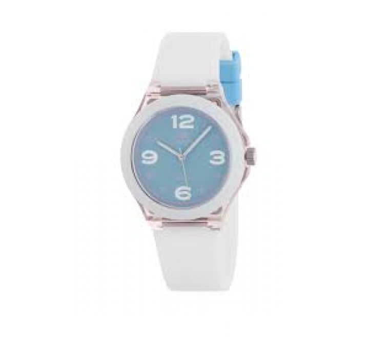 RELOJ MAREA CAJA BISEL BLANCO CORREA SILICONA BLANC B35355/1