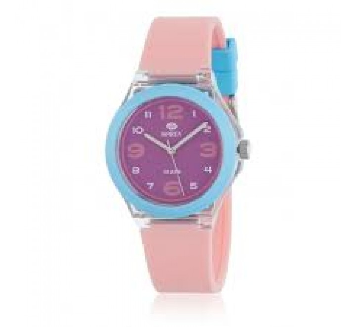 RELOJ MAREA CAJA BISEL AZUL CORREA SILICONA ROSA B35355/2