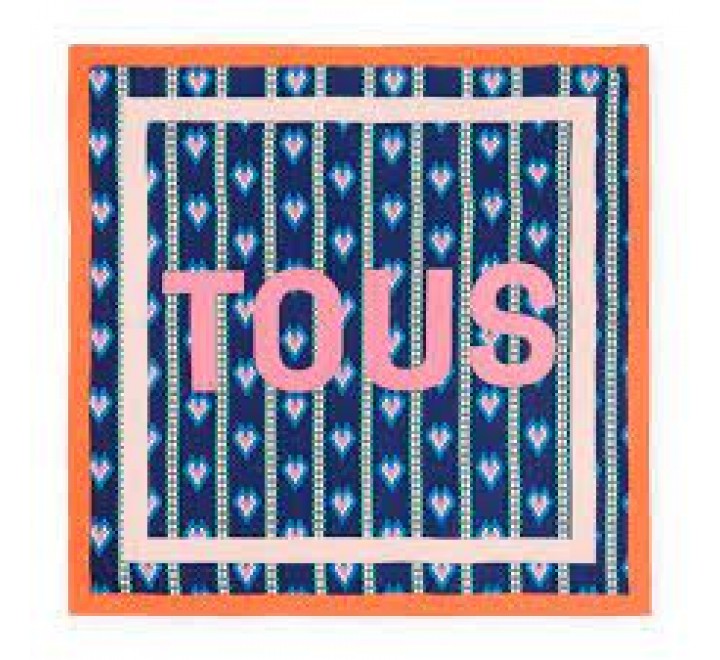 PAÑUELO TOUS 120X120 LAMBA NARANJA 2001859739 395901589
