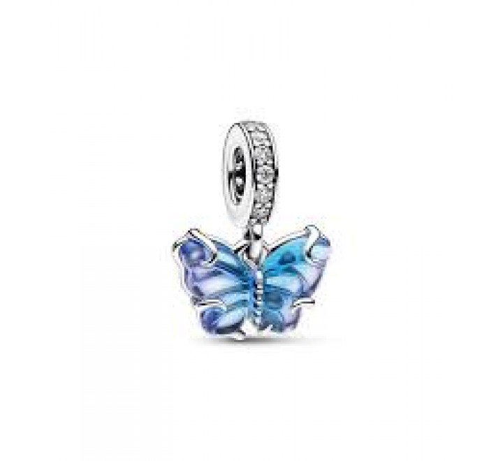 CHARM PANDORA PLATA CRISTAL DE MURANO MARIPOSA 792698C01