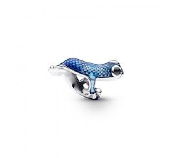 CHARM PANDORA PLATA GECO AZUL METALICO 792701C01
