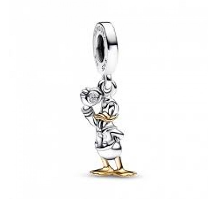 CHARM PANDORA PLATA DONALD DUCK DISNEY Y BRILLANTE 792683C01