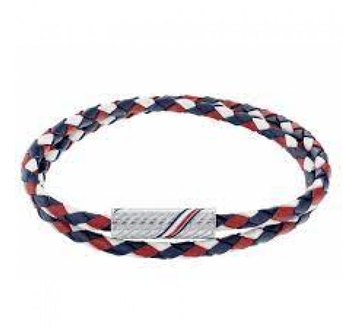 PULSERA TOMMY HILFIGER DOBLE CUERO COLORES MARCA 2790472