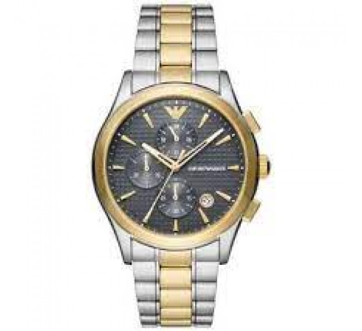 RELOJ EMPORIO ARMANI CAJA Y ARMIS BICOLOR DORADO AR11527