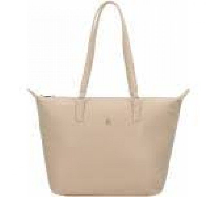 BOLSO TOMMY HILFIGER BEIGE CON LOGO DORADO AW0AW15856 ABO