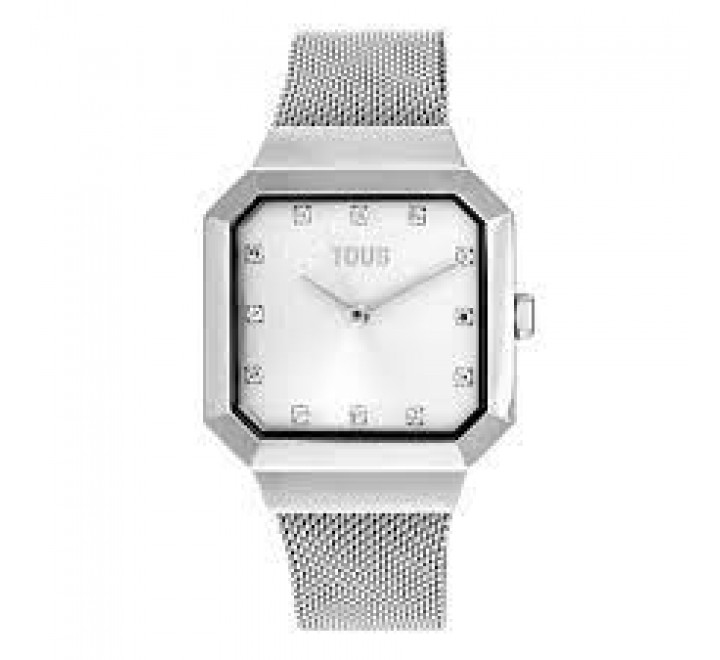 RELOJ TOUS CUADRADO CAJA Y ARMIS ACERO 300358061