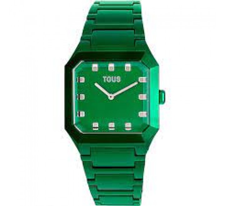 RELOJ TOUS CUADRADO ALUMINIO VERDE 300358040