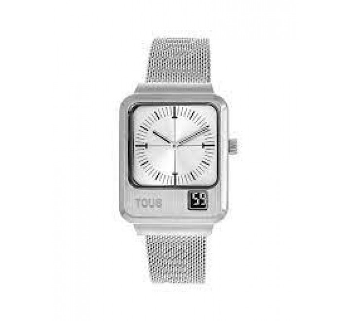RELOJ TOUS CUADRADO CAJA Y ARMIS ACERO 300358010