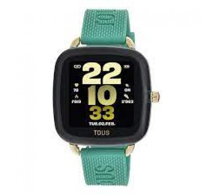 RELOJ TOUS SMART CUADRADO DORADO SILICONA VERDE 300358081