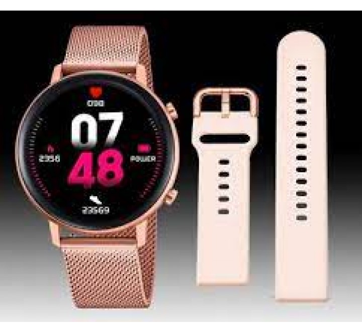 RELOJ LOTUS SMART CAJA ROSADA Y DOS CORREAS 50042/1