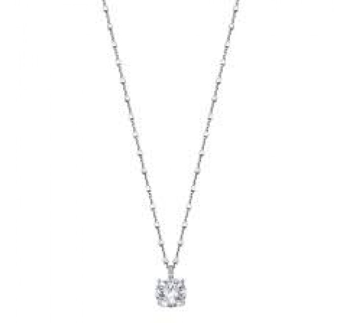 GARGANTILLA LOTUS PLATA CIRCONITA CUATRO GARRAS LP2005-1/1