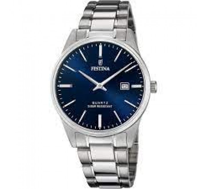 RELOJ FESTINA CAJA Y ARMIS ACERO ESFERA AZUL F20511/3