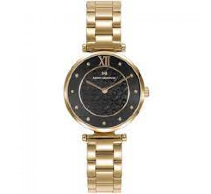 RELOJ MARK MADDOX CAJA Y ARMIS ACERO DORADO MM1015-53