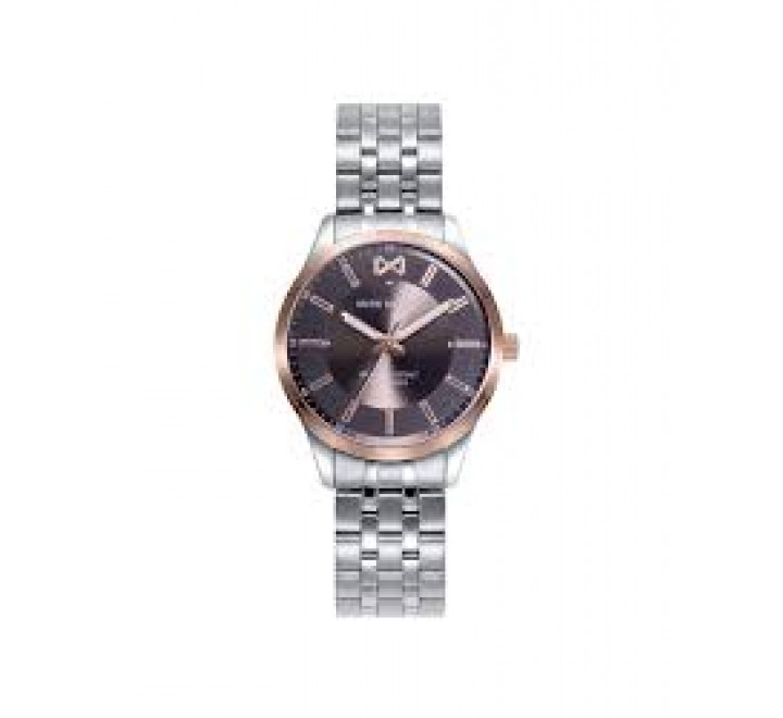 RELOJ MARK MADDOX CAJA Y ARMIS ACERO BISEL ROSADO MM0136-17