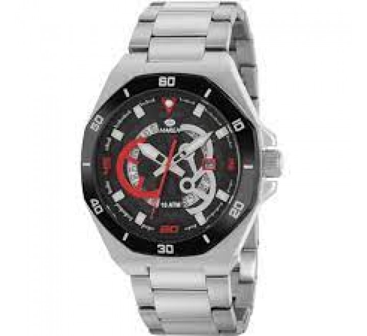 RELOJ MAREA CAJA Y ARMIS ACERO BISEL ESFERA NEGRO B35356/1