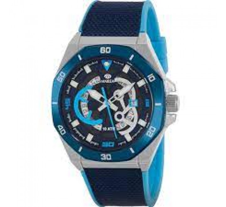 RELOJ MAREA CAJA ACERO CORREA AZUL SILICONA B35357/3