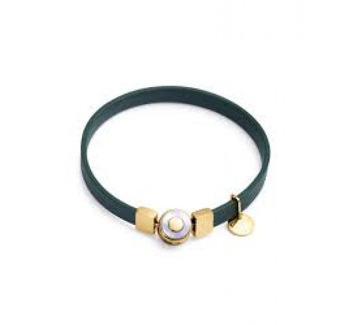 PULSERA VICEROY ACERO DORADO RECICLADO CUERO 75341P01016