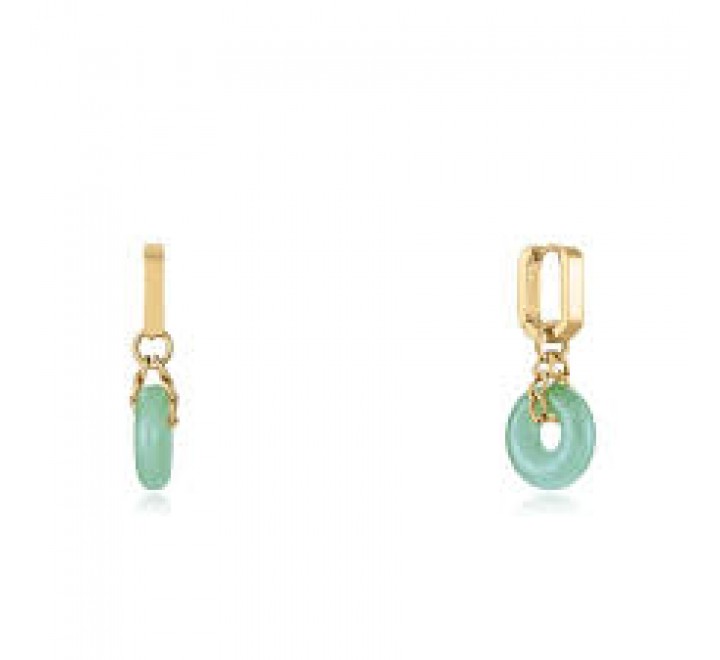 PENDIENTES VICEROY ACERO DORADO PIEDRA NATURAL 14080E01012