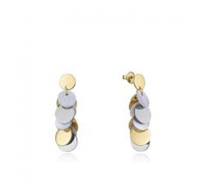 PENDIENTES VICEROY ACERO Y MADRE PERLA 14090E01012