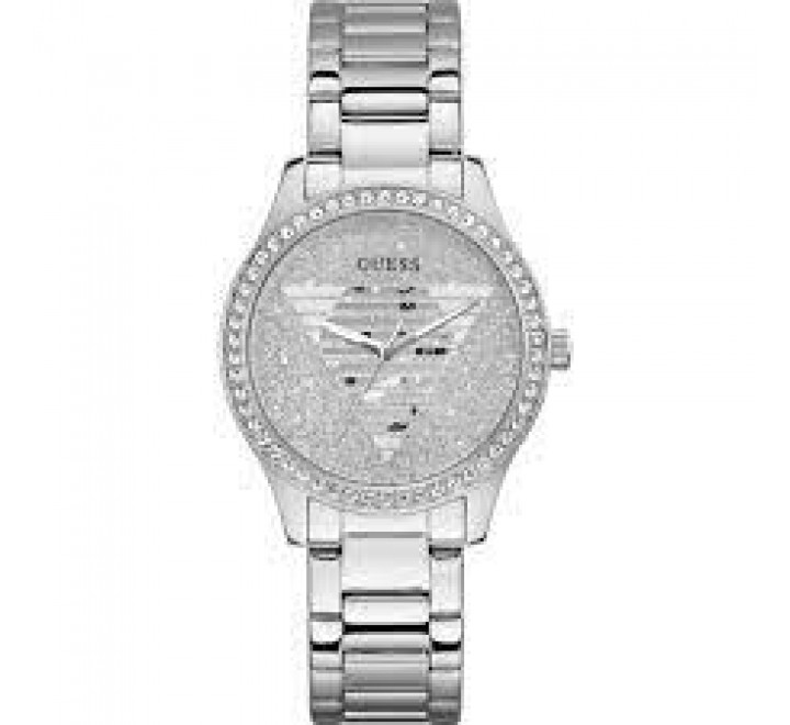 RELOJ GUESS CAJA Y ARMIS ACERO BISEL CIRCONITAS GW0605L1