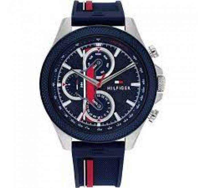 RELOJ TOMMY HILFIGER CAJA ACERO SILICONA AZUL 1792083