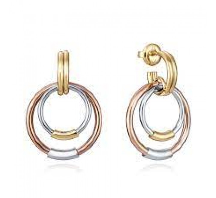 PENDIENTES VICEROY ACERO TRICOLOR 14087E01019