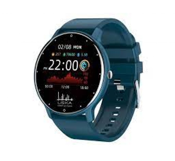RELOJ LISKA SMART CAJA REDONDA Y CORREA AZUL SV-35DF-2