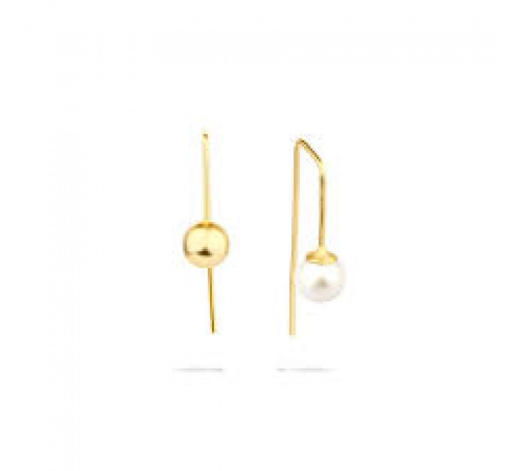 PENDIENTES CHAPADOS EN DORADO RADIANT RH0000002