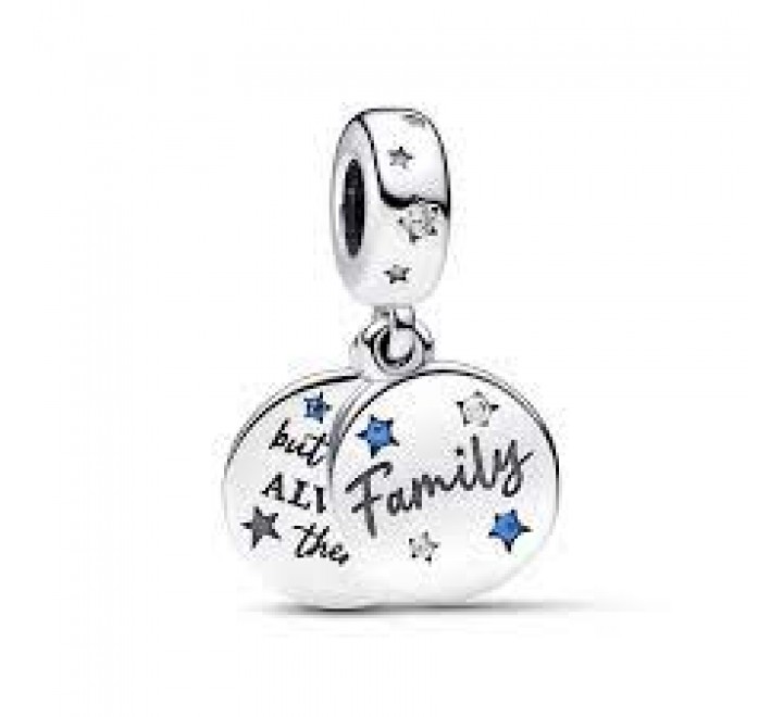 CHARM PANDORA PLATA DOBLE AMOR DE FAMILIA 792987C01